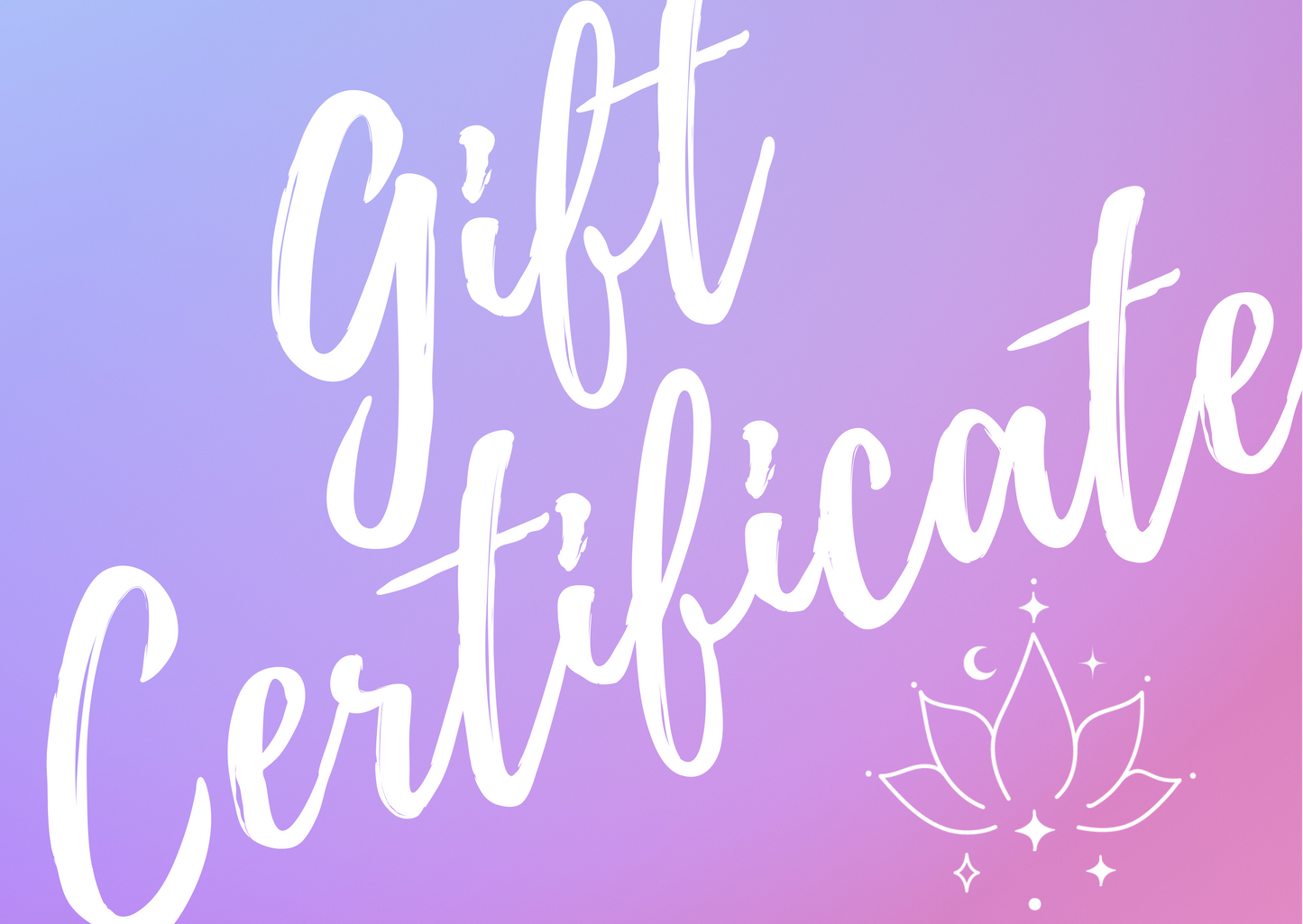 iZZY Gift Certificate