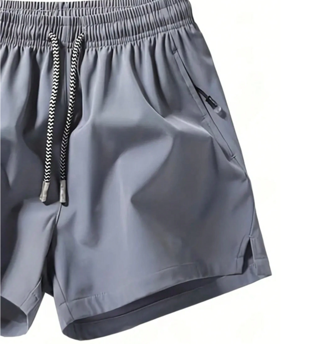 Running Drawstring Waist Shorts