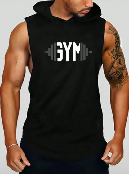 Barbell Hooded Tank